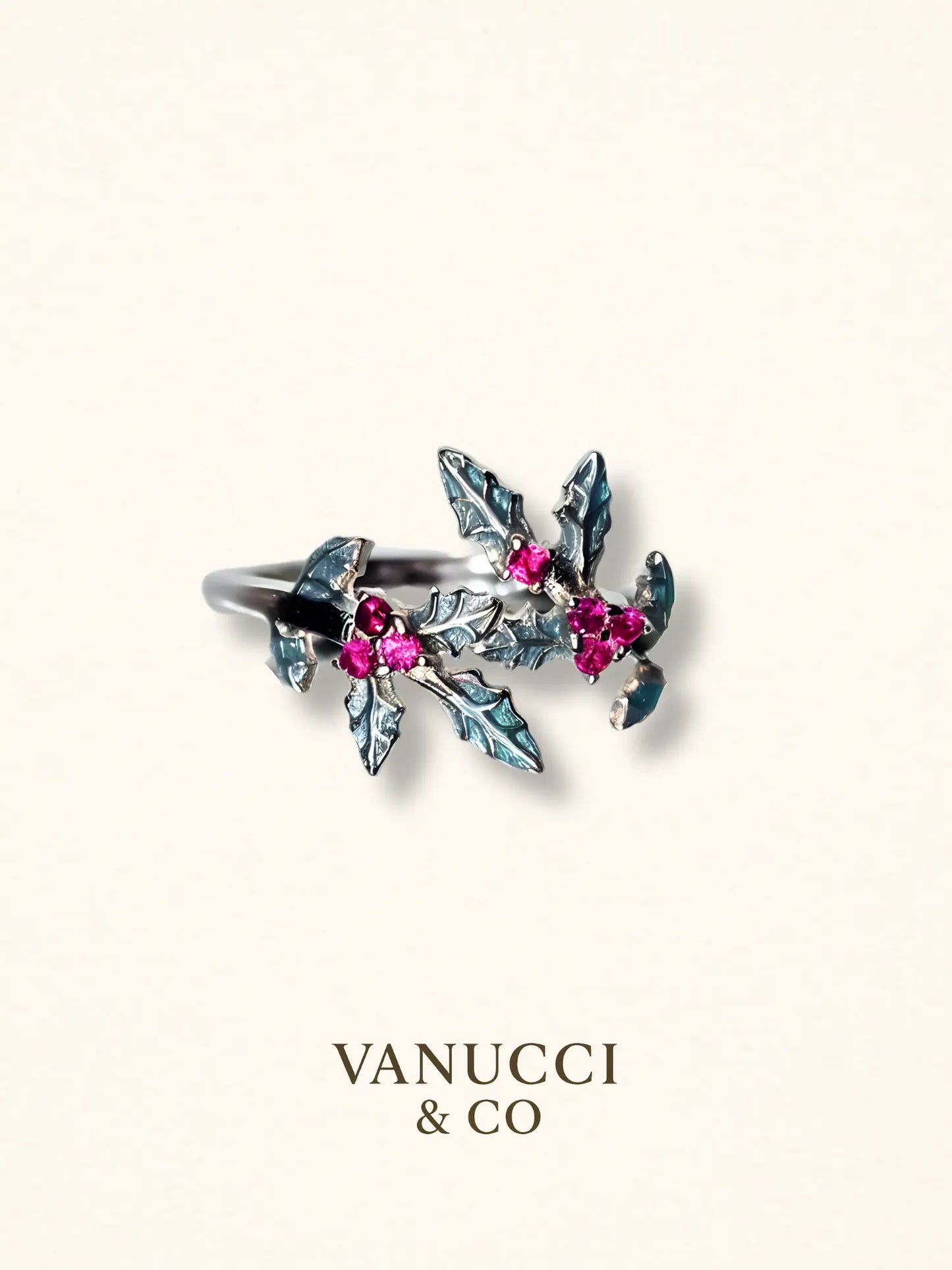 Anillo Hoja Ajustable Plata 925 - VANUCCI & CO
