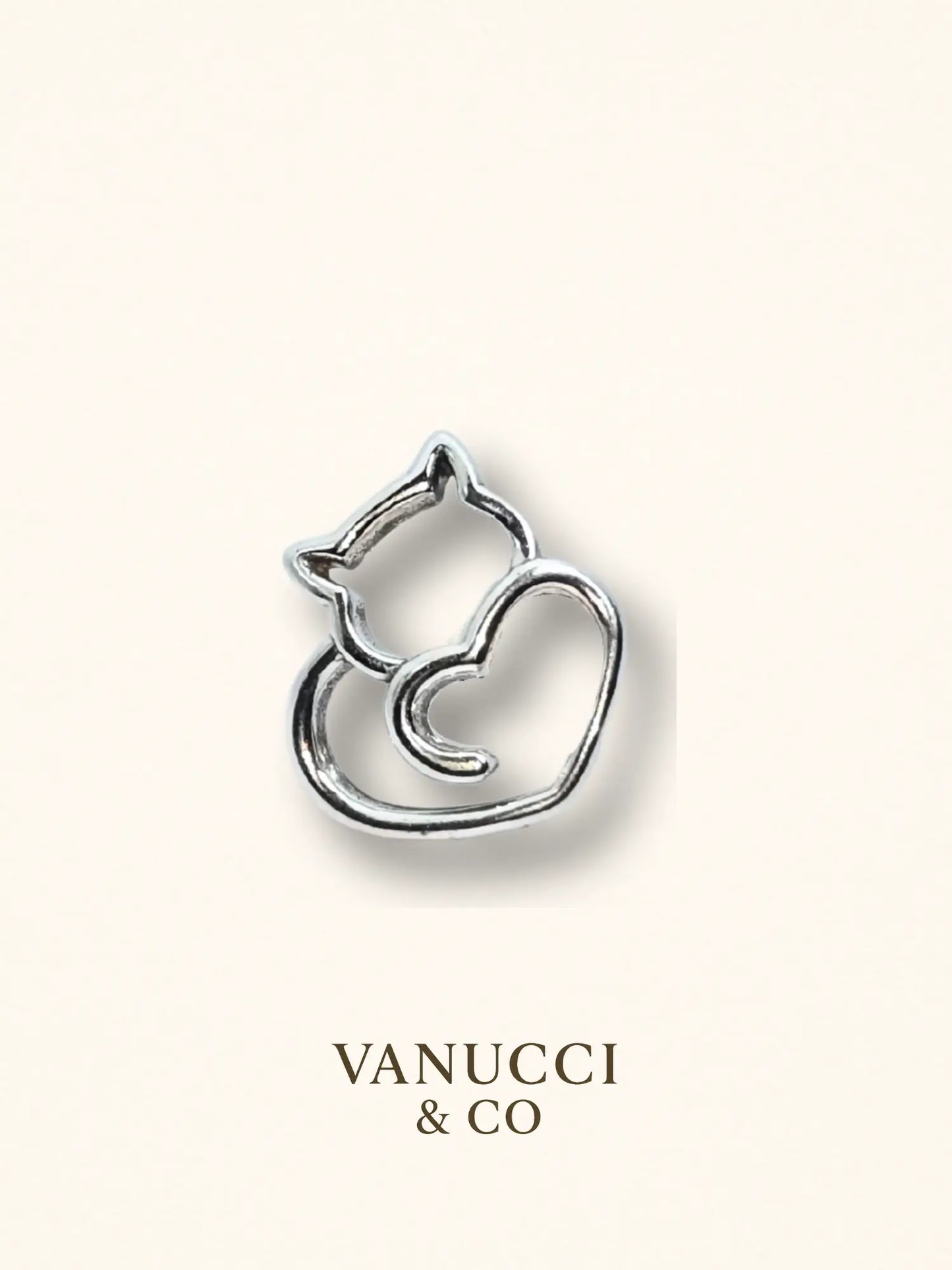 Arete Corazón Plata 925 - VANUCCI & CO