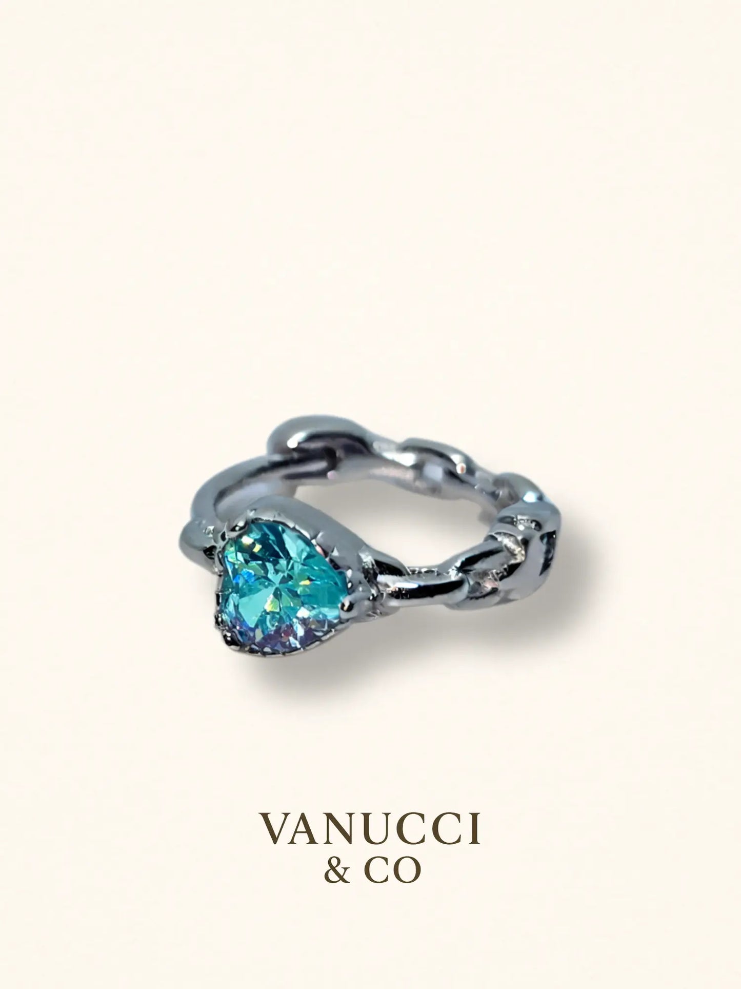 Arete Corazón Plata 925 - VANUCCI & CO