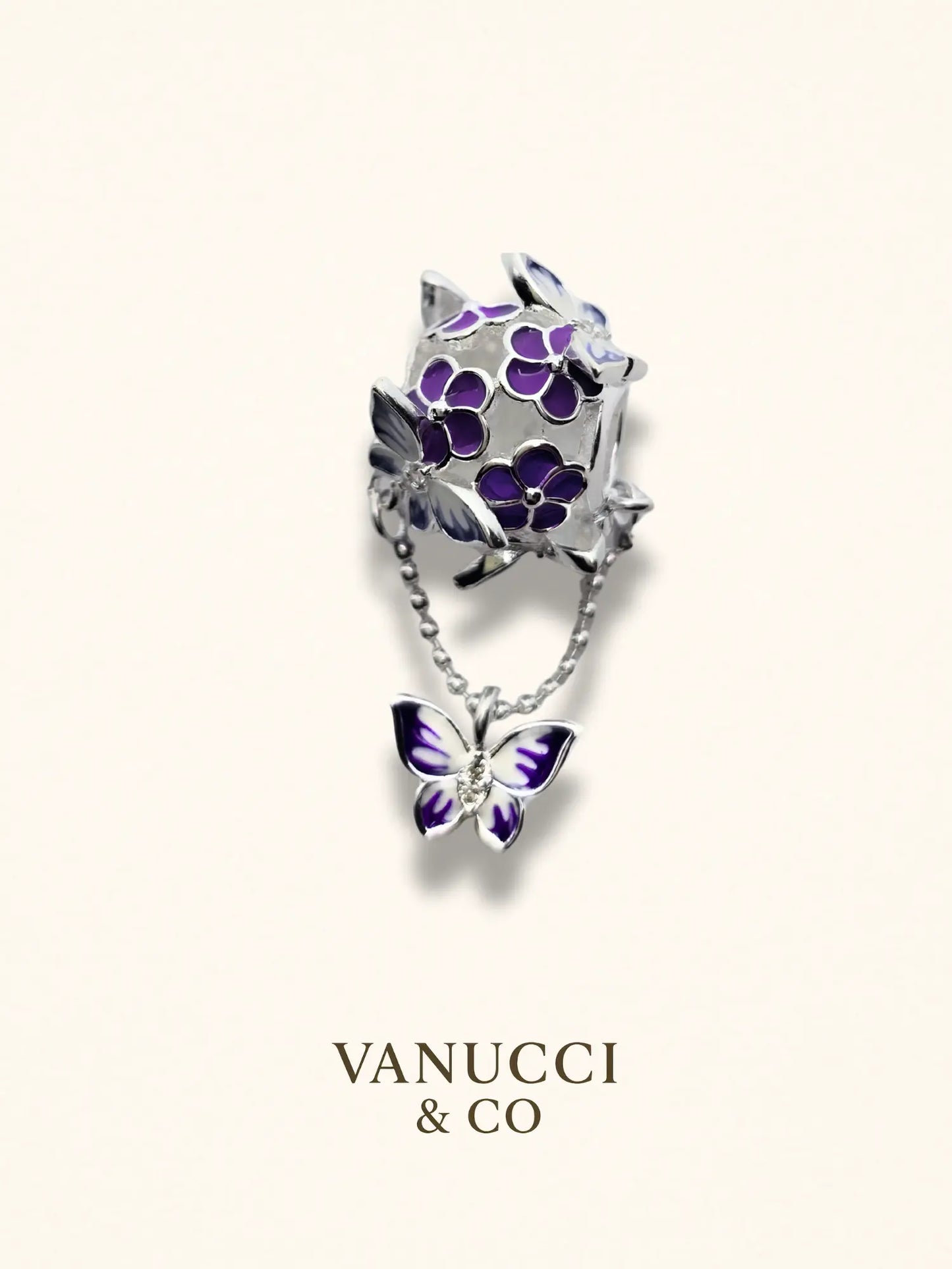 Charm Mariposa Plata 925 - VANUCCI & CO