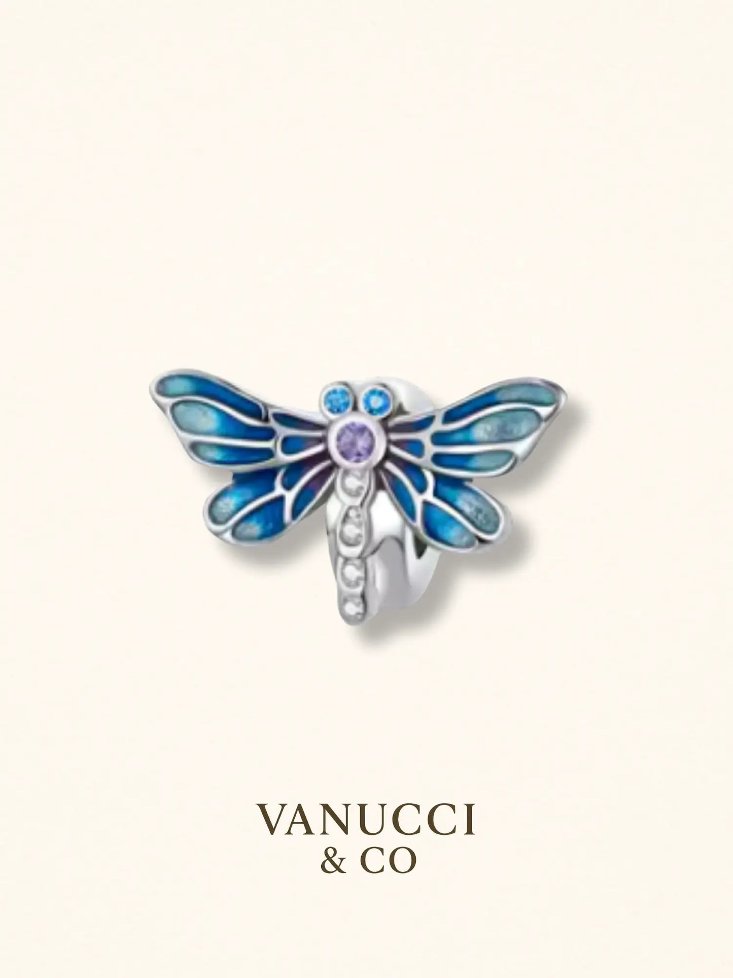 Charm Libélula Plata 925 - VANUCCI & CO