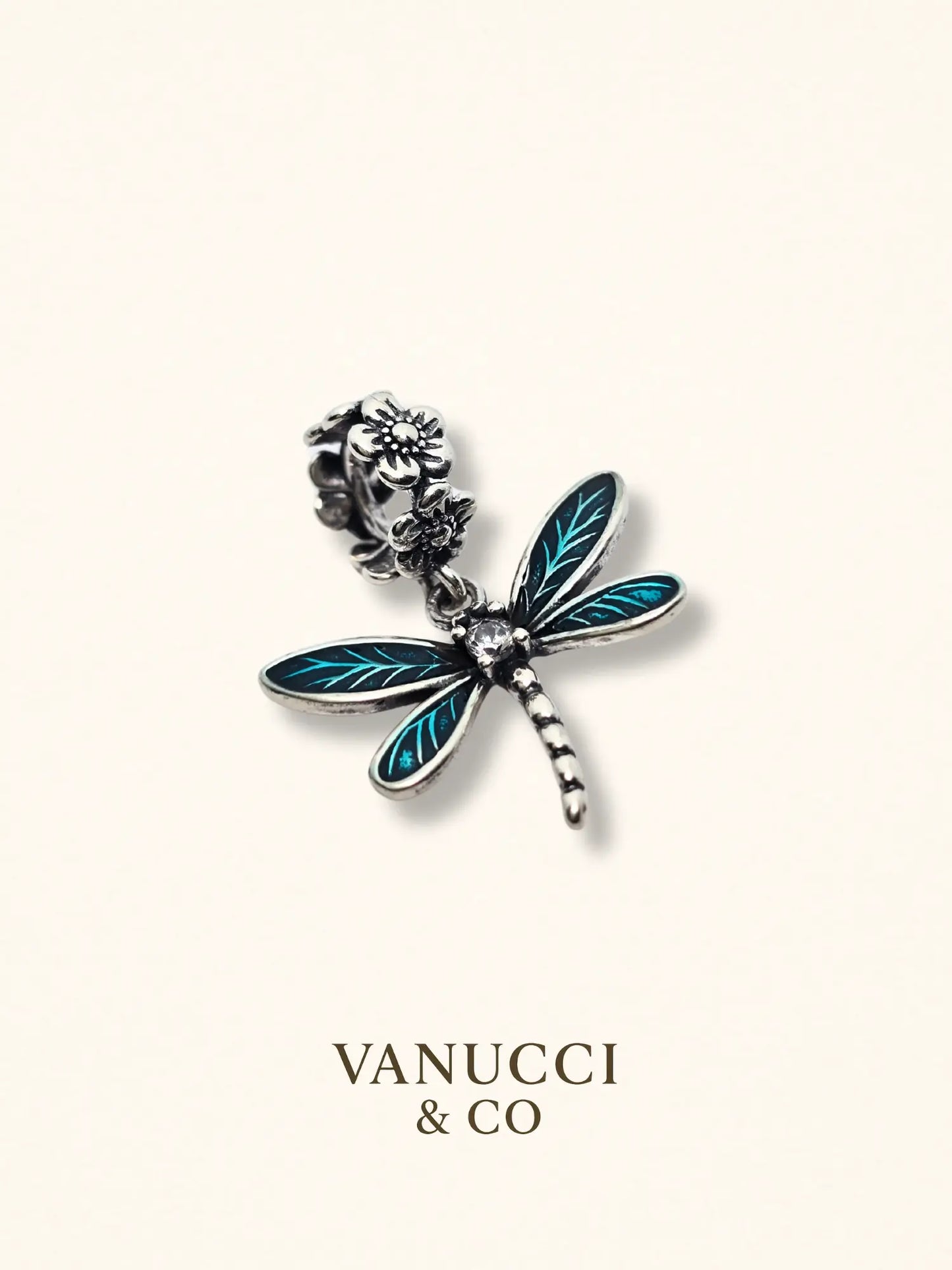 Charm Libélula Plata 925 - VANUCCI & CO