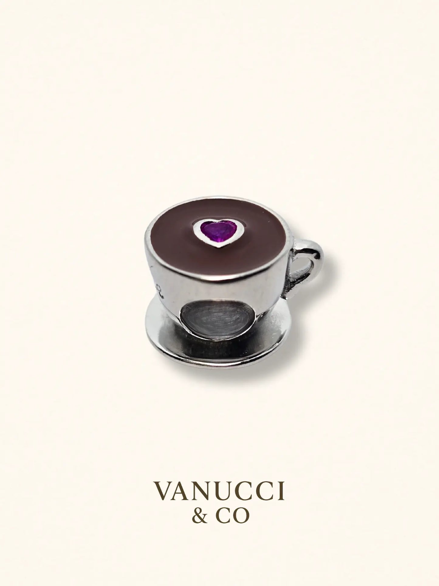 Charm Café Plata 925 - VANUCCI & CO
