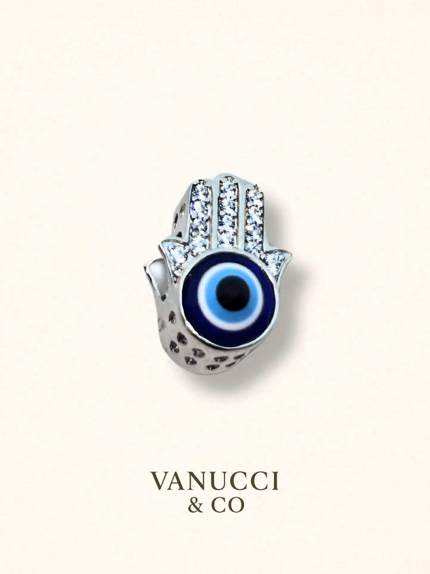 Charm en forma de Mano de Fátima Plata 925 - VANUCCI & CO