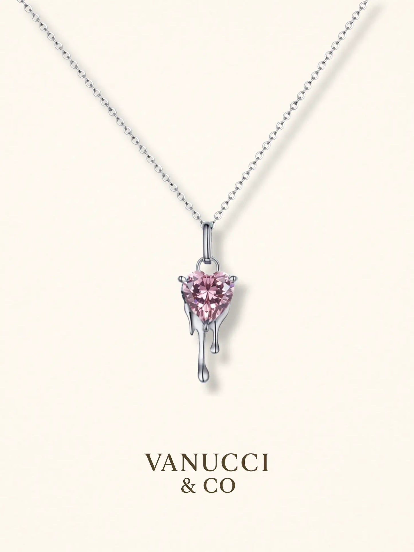 Collar Corazón derretido Plata 925 - VANUCCI & CO