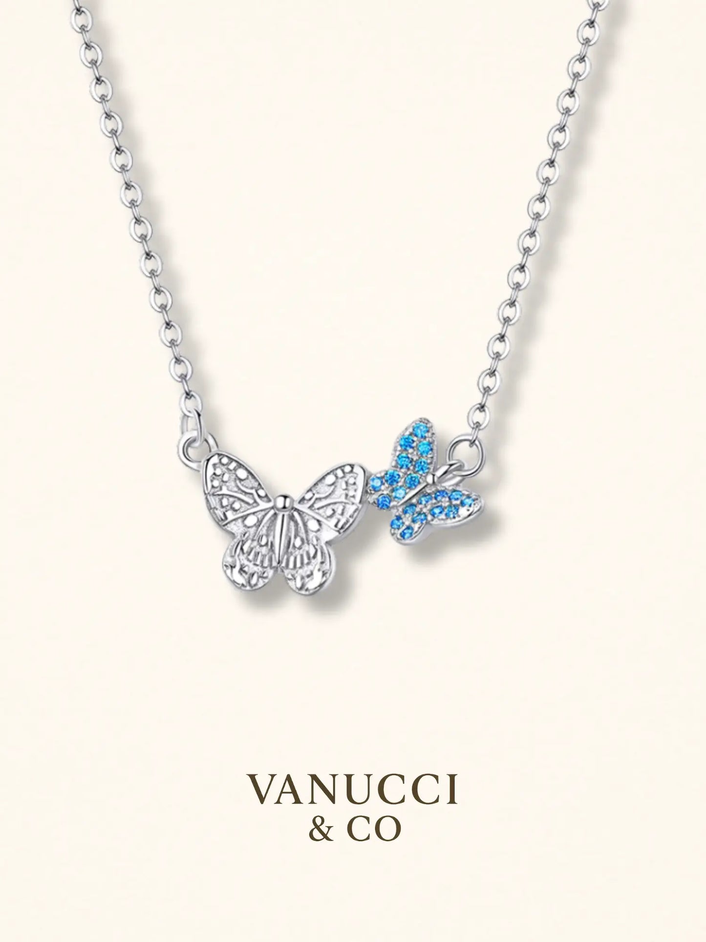 Collar Mariposa Plata 925 - VANUCCI & CO