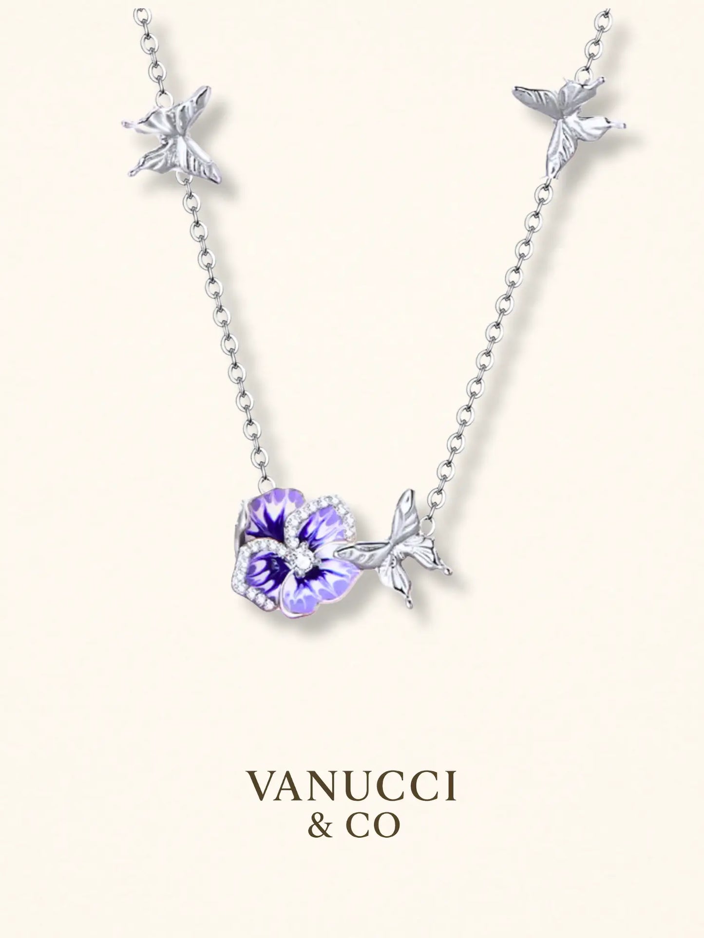 Collar Mariposa Plata 925 - VANUCCI & CO