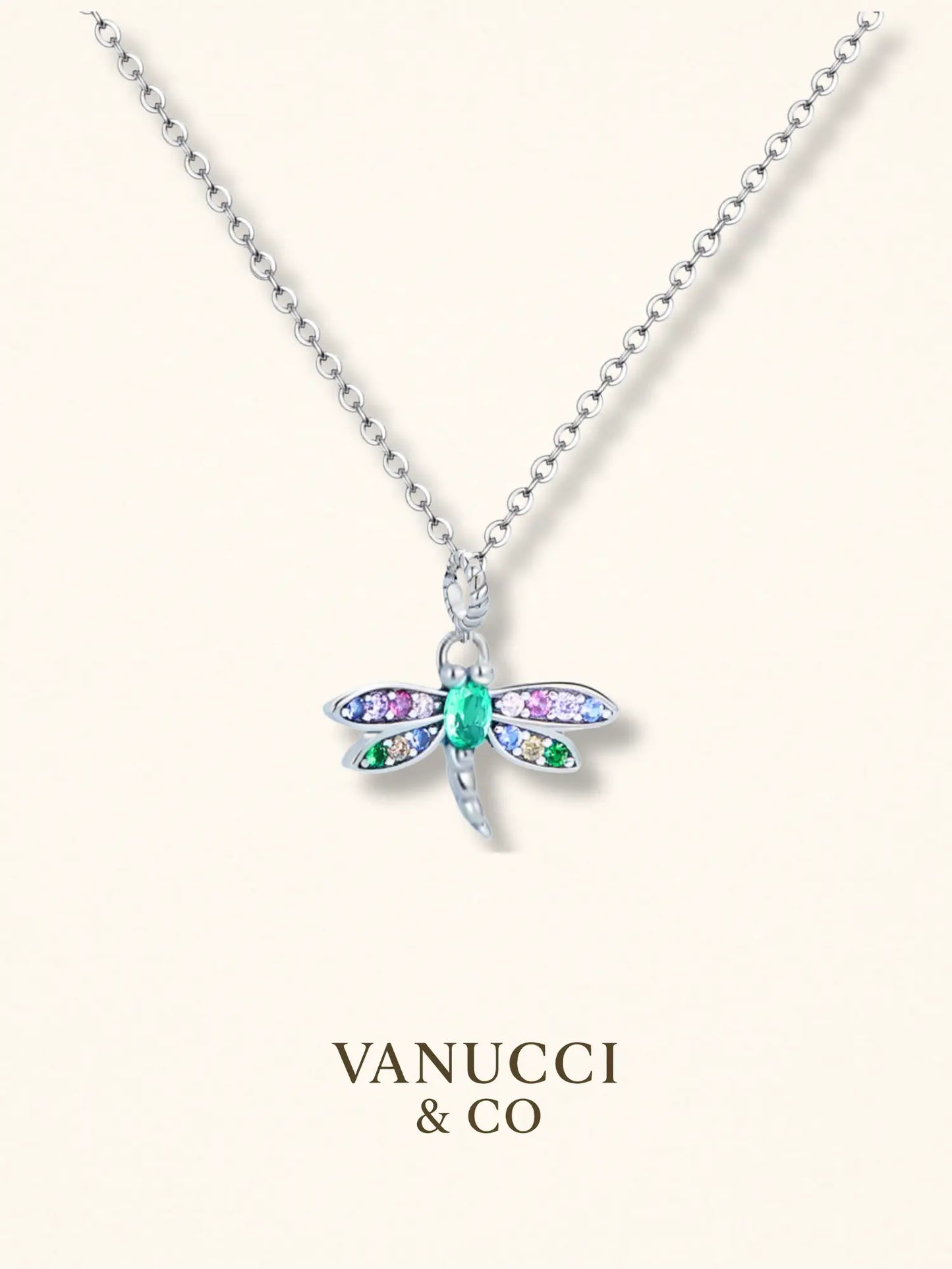 Collar Libélula Plata 925 - VANUCCI & CO