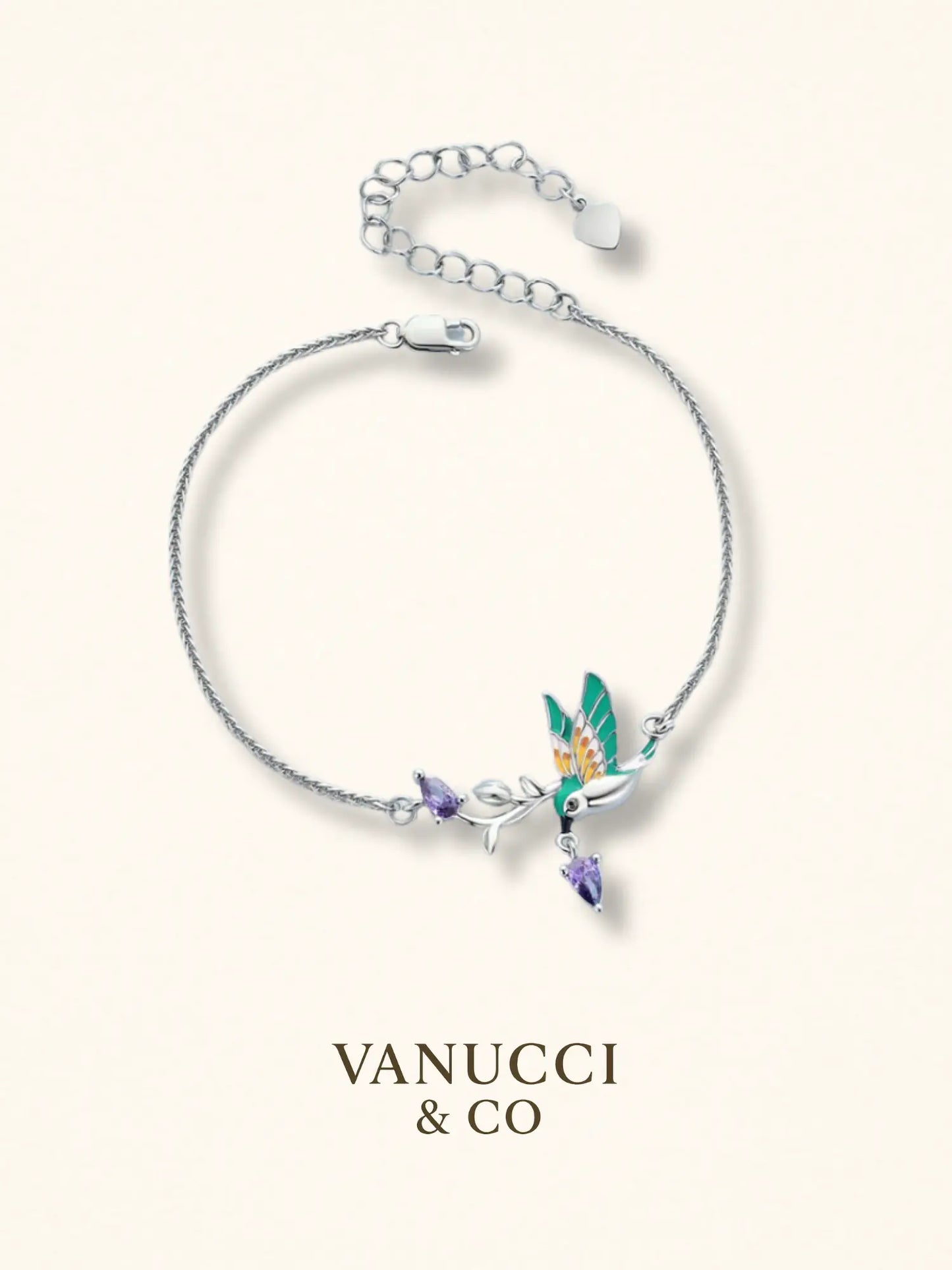Pulsera Colibrí Plata 925 - VANUCCI & CO