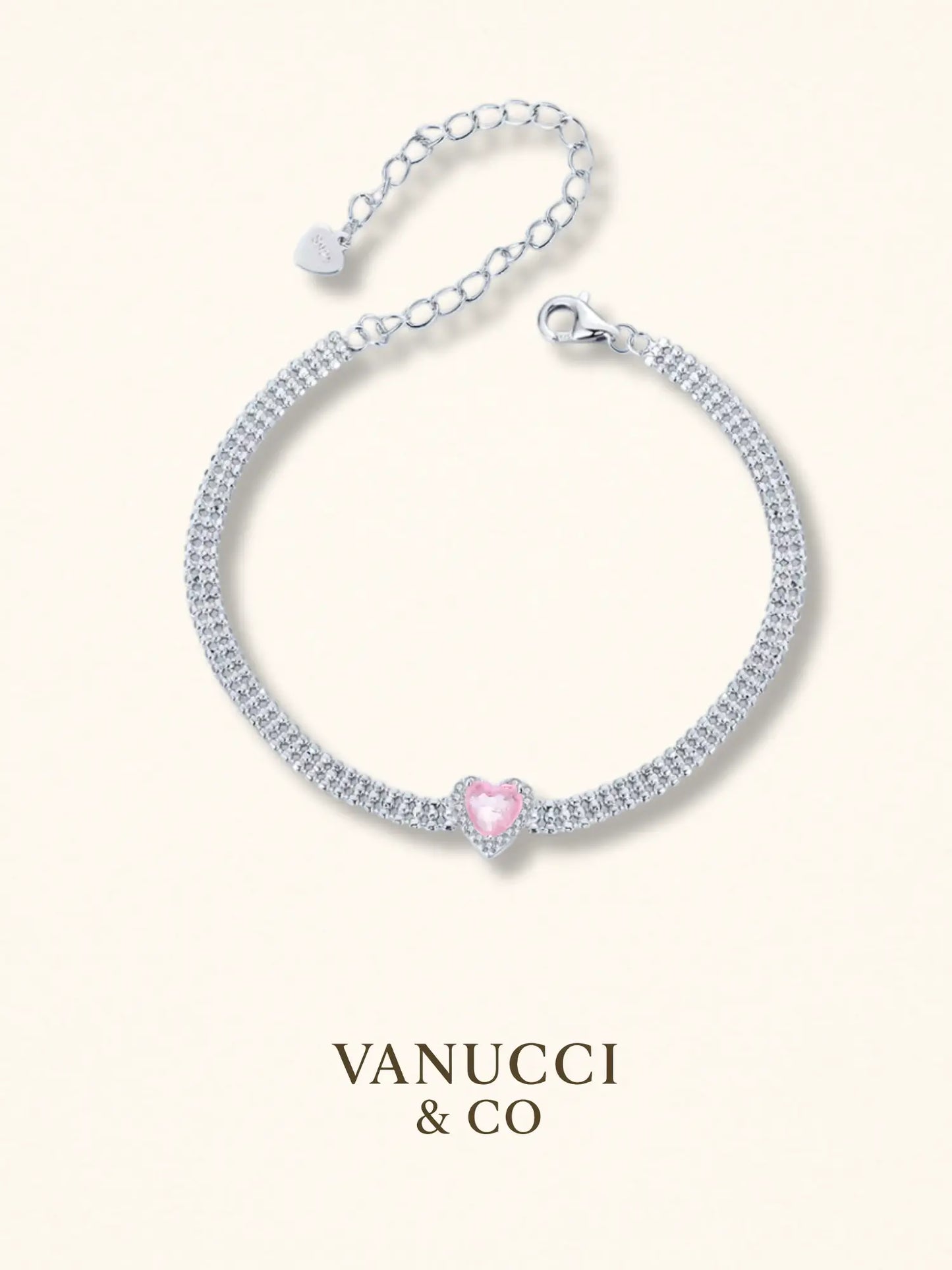 Pulsera de Corazón Plata 925 - VANUCCI & CO