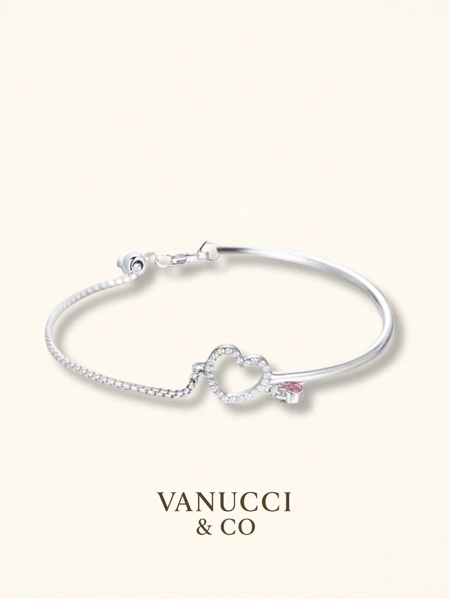 Pulsera Corazón Plata 925 - VANUCCI & CO