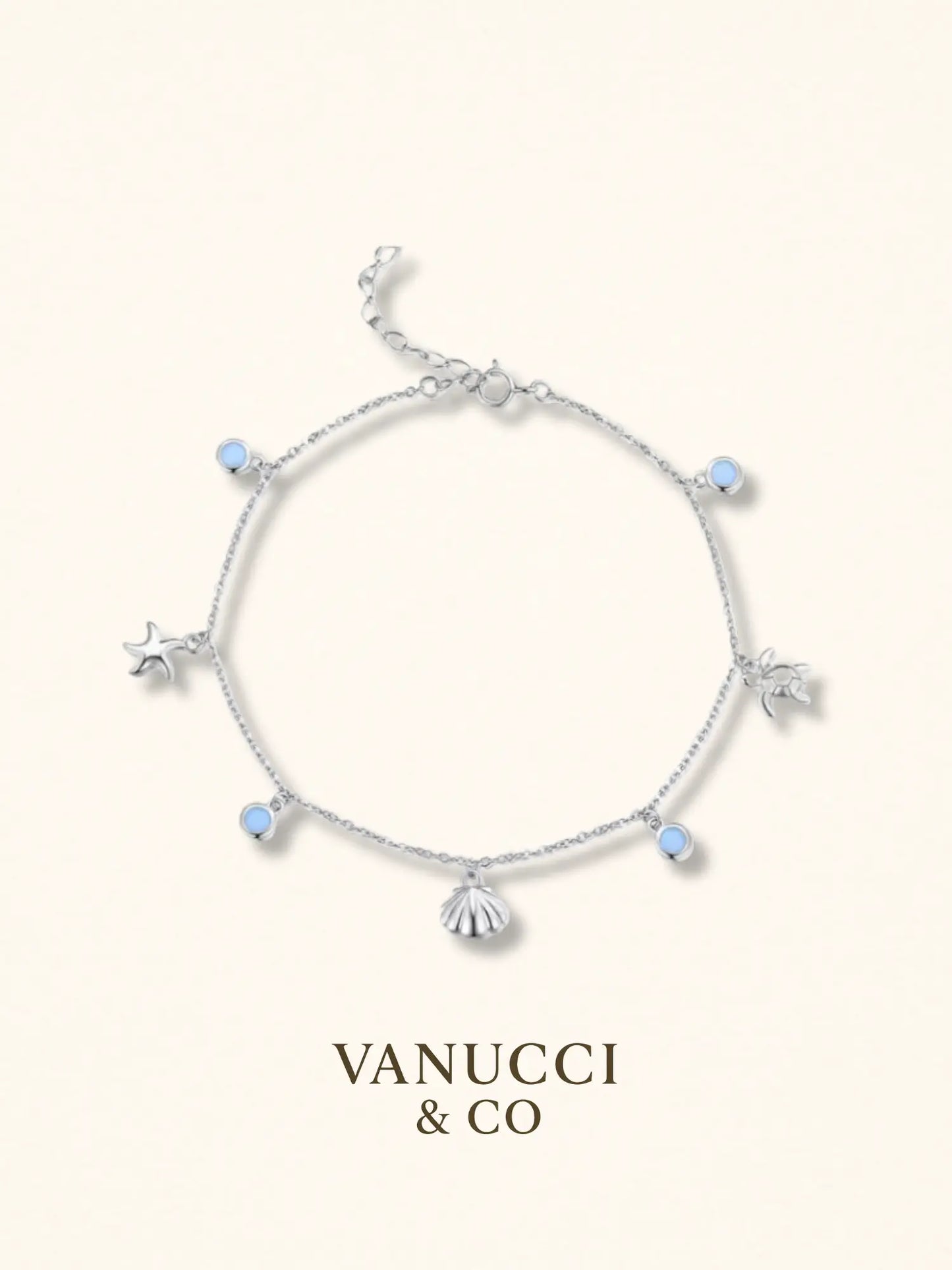 Tobillera Estrella Plata 925 - VANUCCI & CO