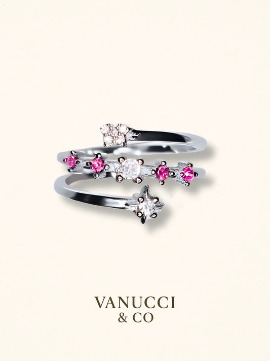 Anillo Estrella Ajustable Plata 925 - VANUCCI & CO