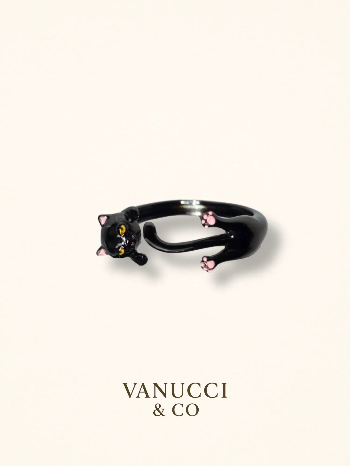 Anillo Gato Ajustable Plata 925 - VANUCCI & CO