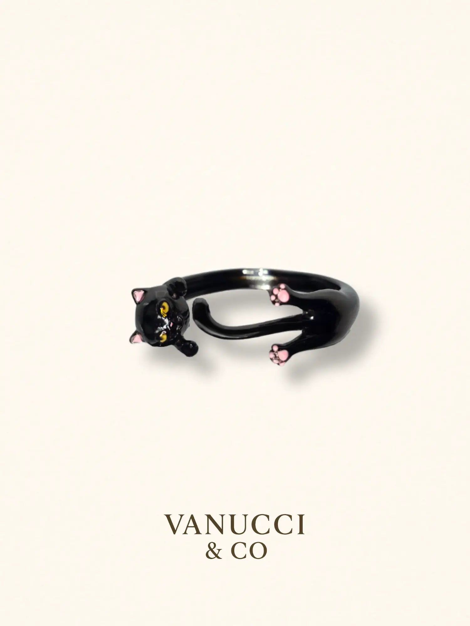 Anillo Gato Ajustable Plata 925 - VANUCCI & CO
