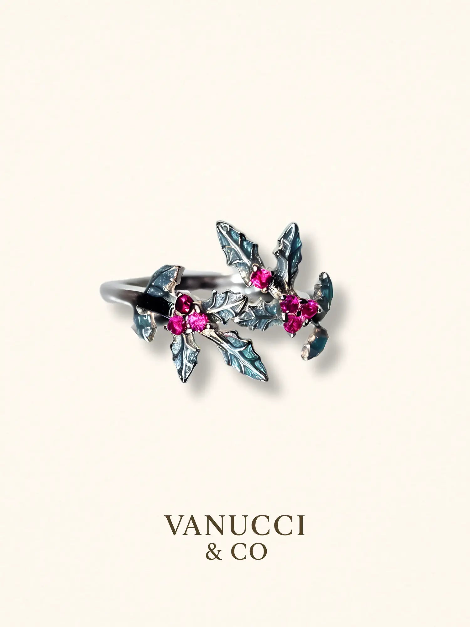 Anillo Hoja Ajustable Plata 925 - VANUCCI & CO