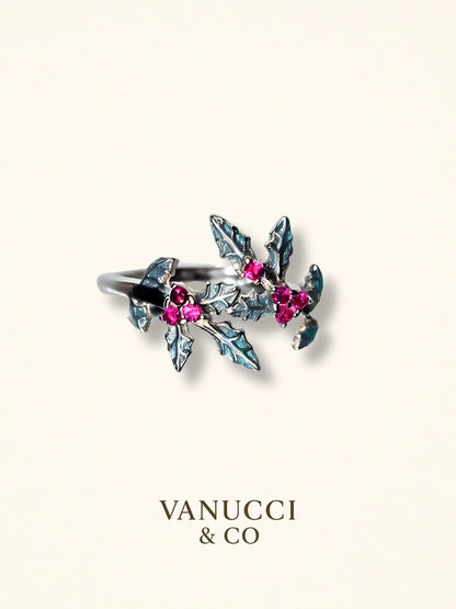 Anillo Hoja Ajustable Plata 925 - VANUCCI & CO