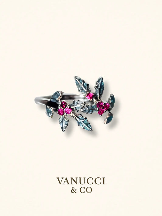 Anillo Hoja Ajustable Plata 925 - VANUCCI & CO