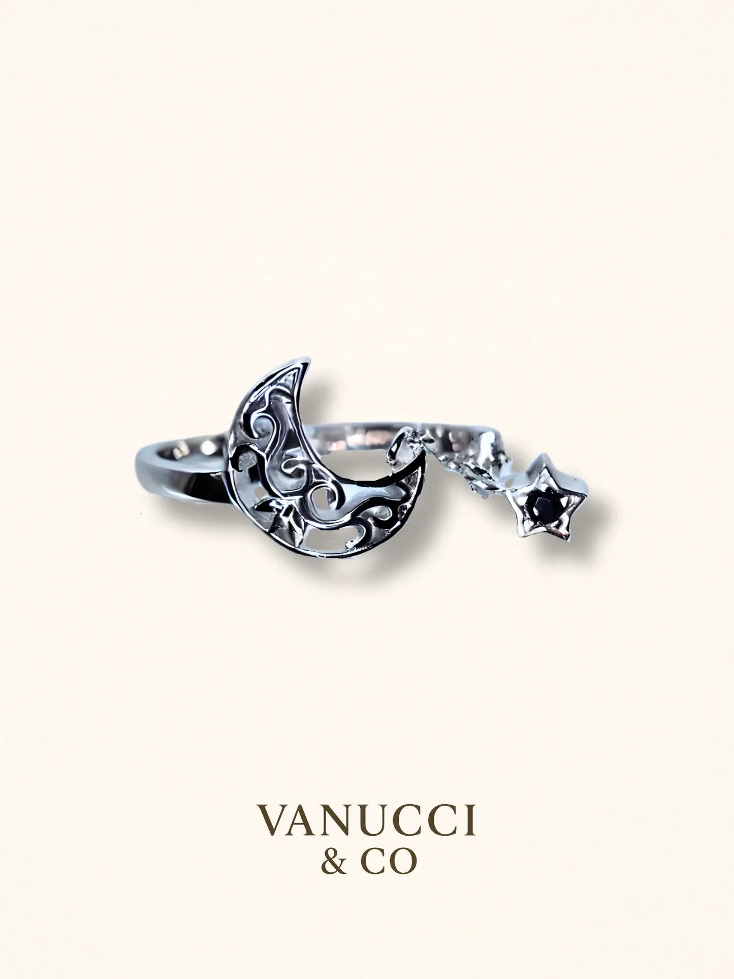 Anillo Estrella Ajustable Plata 925 - VANUCCI & CO