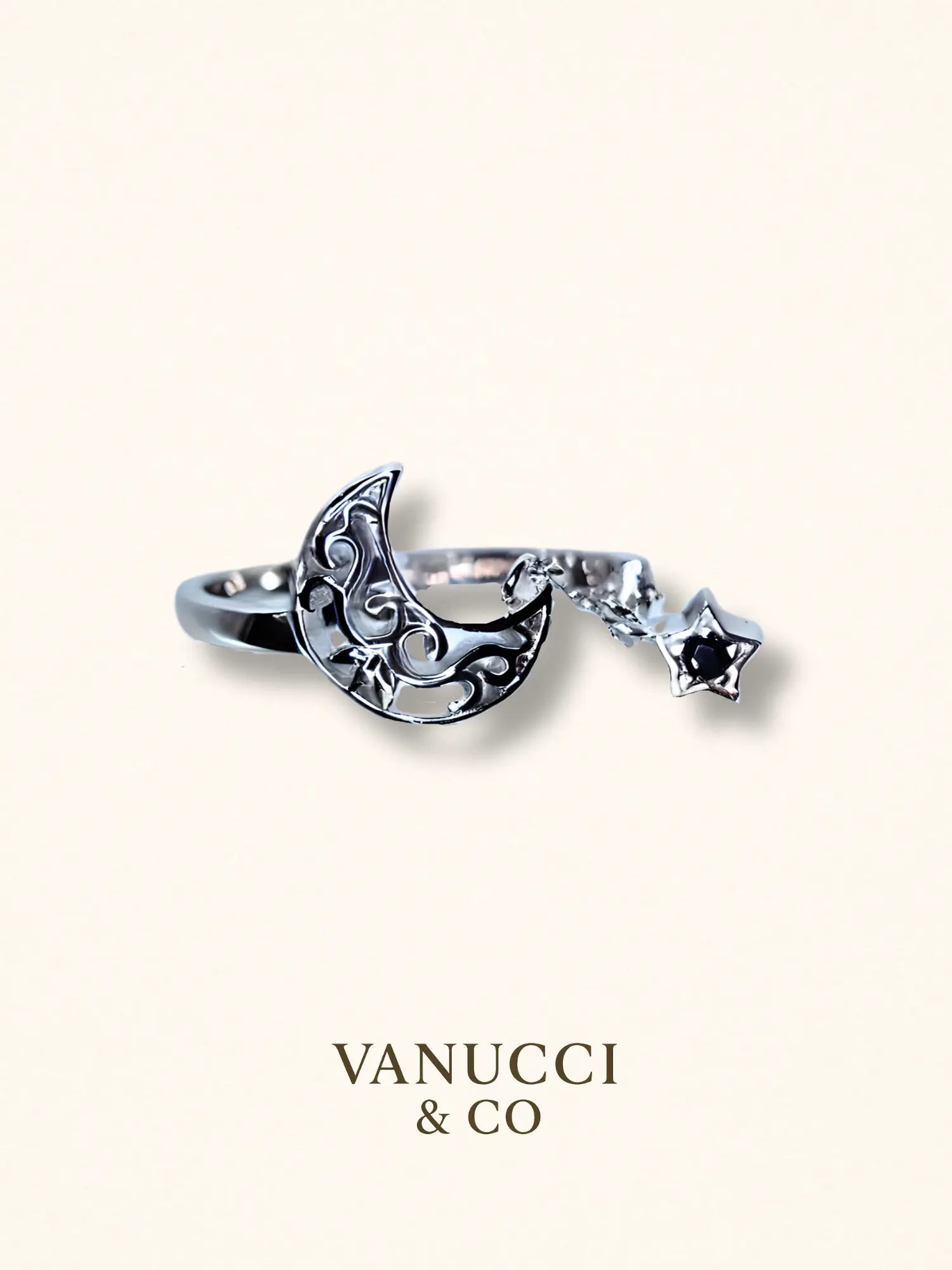 Anillo Estrella Ajustable Plata 925 - VANUCCI & CO