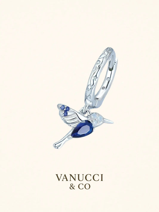 Charm Colibrí Plata 925 - VANUCCI & CO