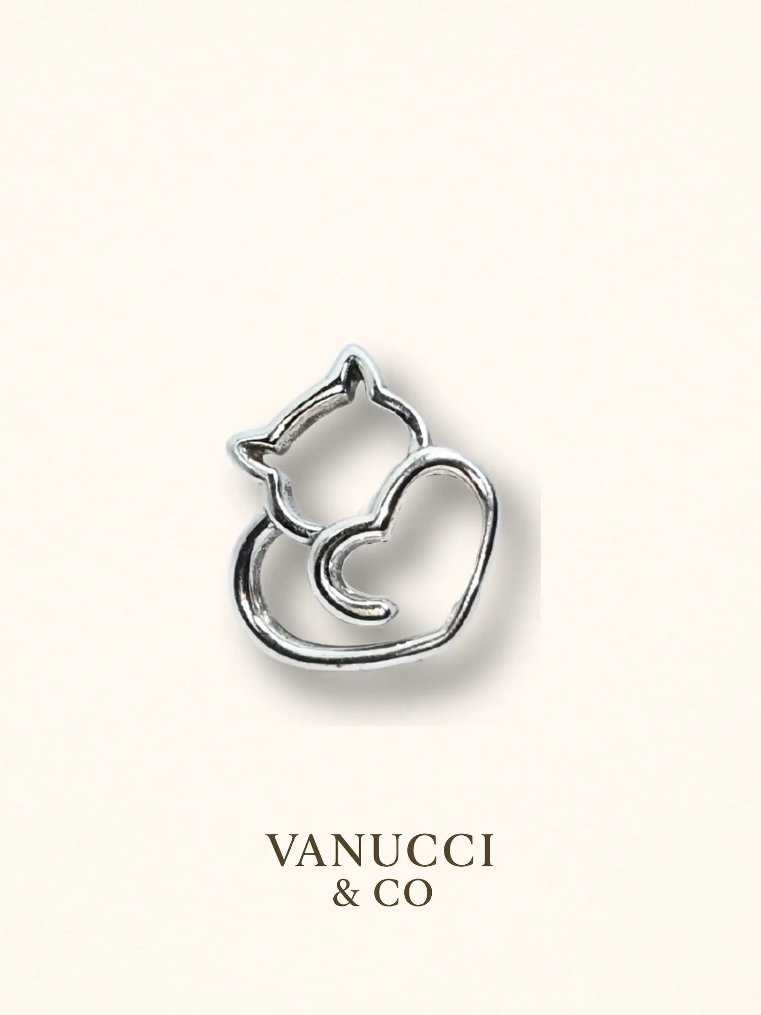 Arete Corazón Plata 925 - VANUCCI & CO