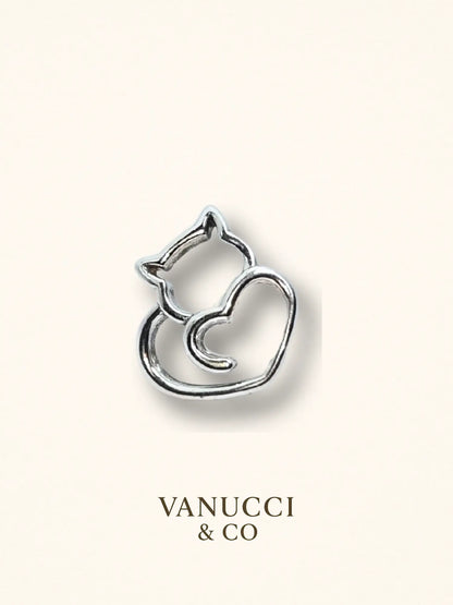 Arete Corazón Plata 925 - VANUCCI & CO