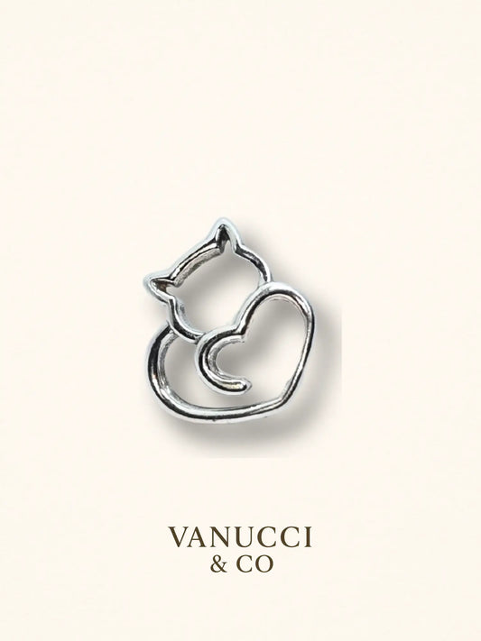 Arete Corazón Plata 925 - VANUCCI & CO