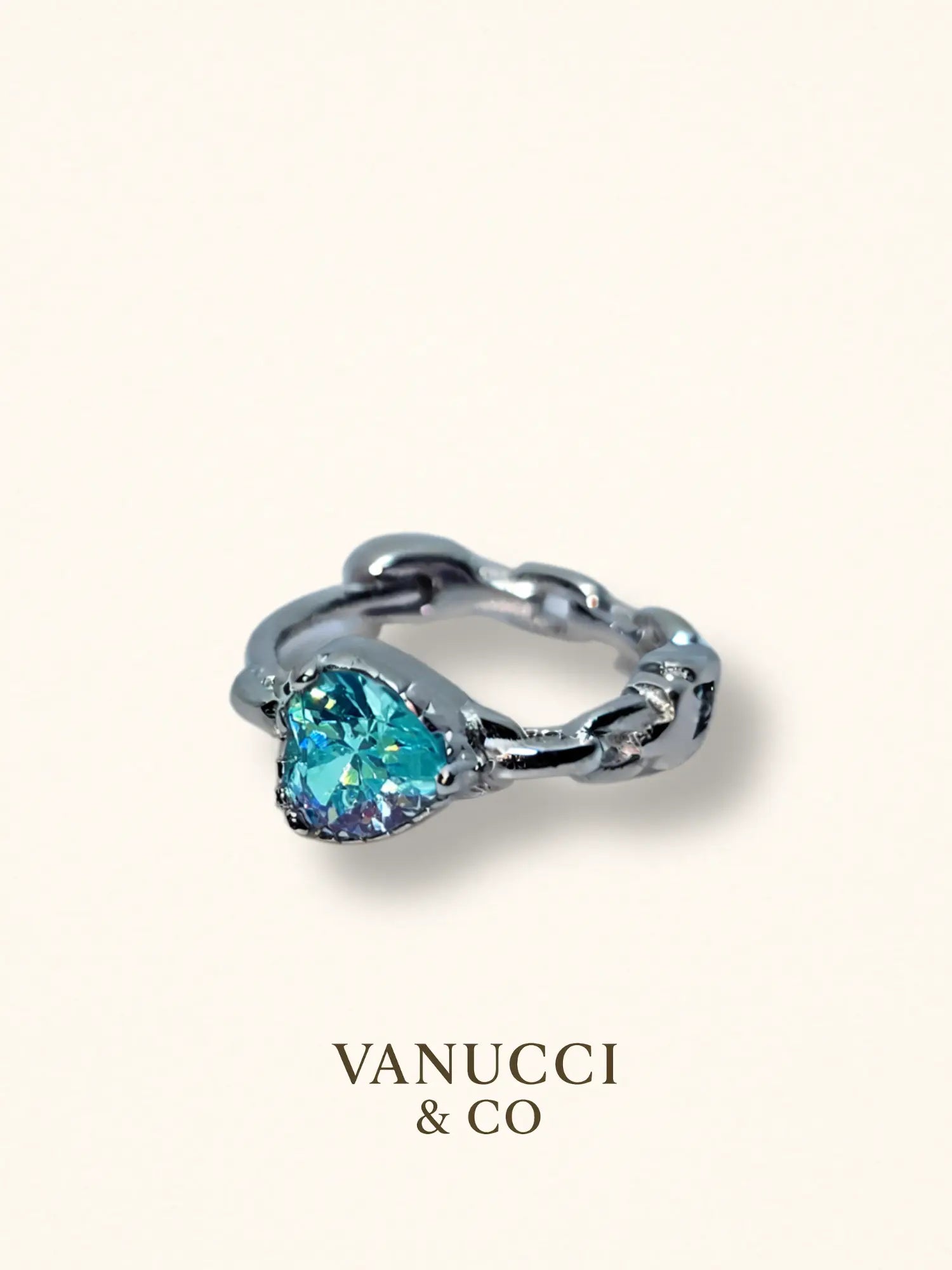 Arete Corazón Plata 925 - VANUCCI & CO