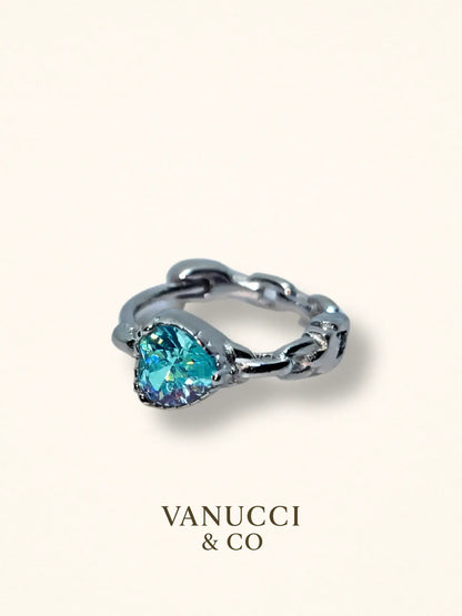 Arete Corazón Plata 925 - VANUCCI & CO