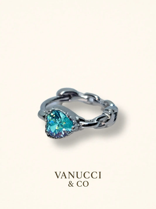 Arete Corazón Plata 925 - VANUCCI & CO