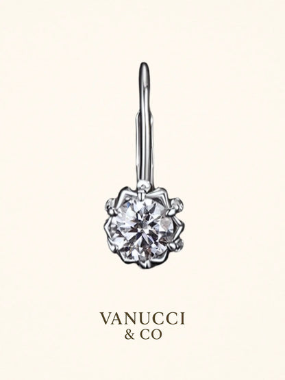 Arete Flor Plata 925 - VANUCCI & CO