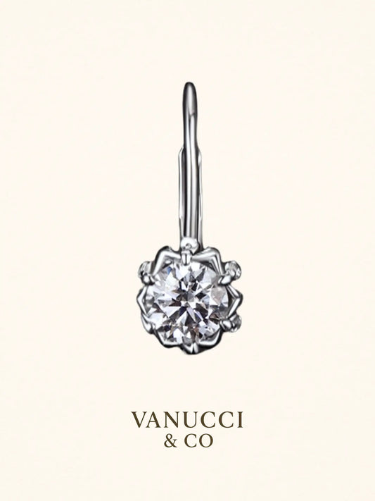Arete Flor Plata 925 - VANUCCI & CO