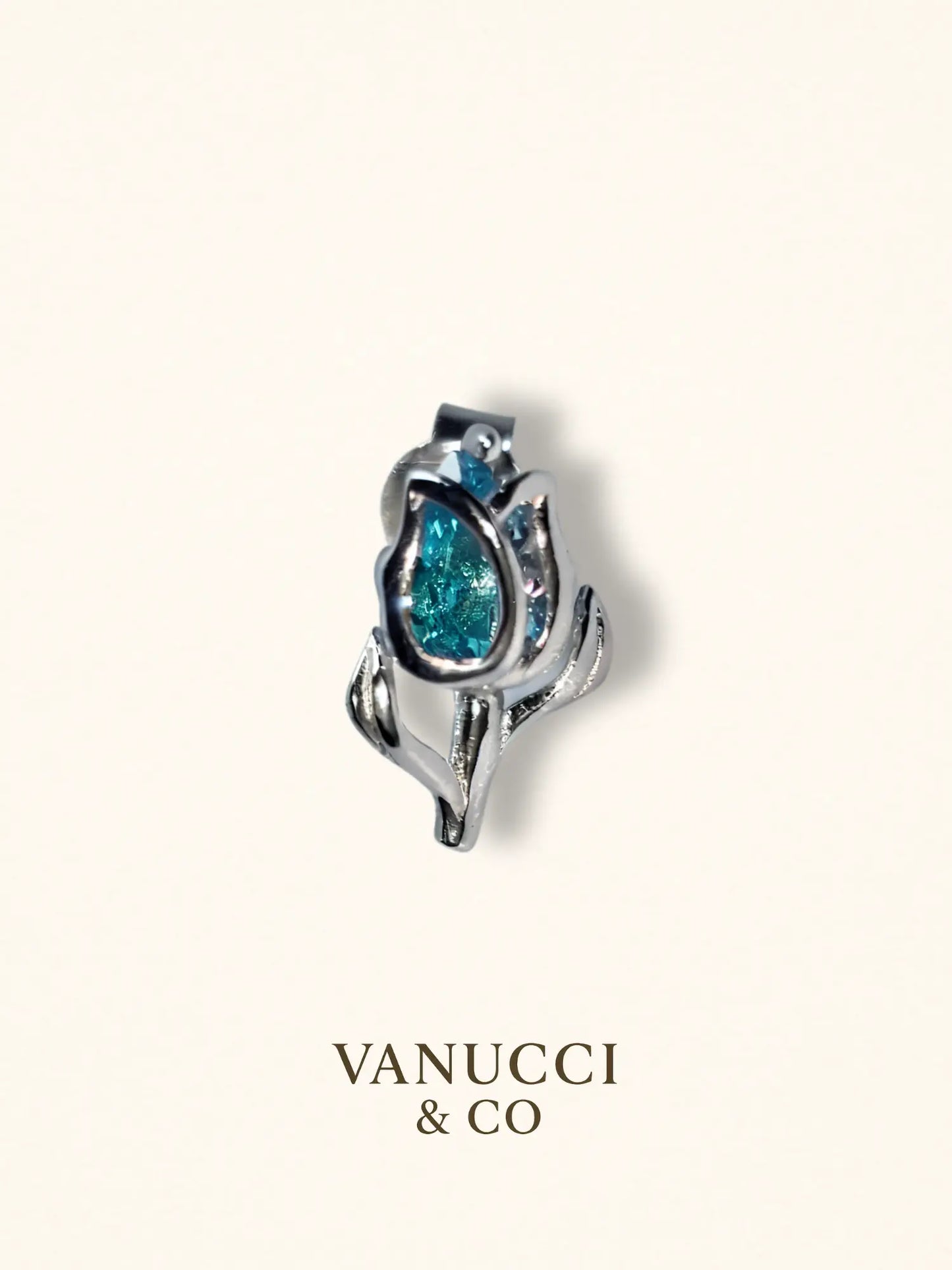 Arete Flor Plata 925 - VANUCCI & CO