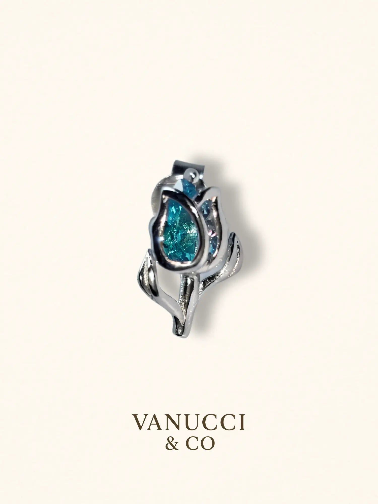 Arete Flor Plata 925 - VANUCCI & CO