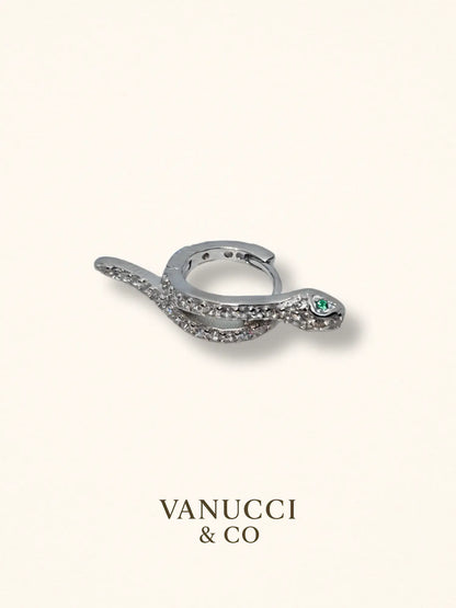 Arete Serpiente Plata 925 - VANUCCI & CO