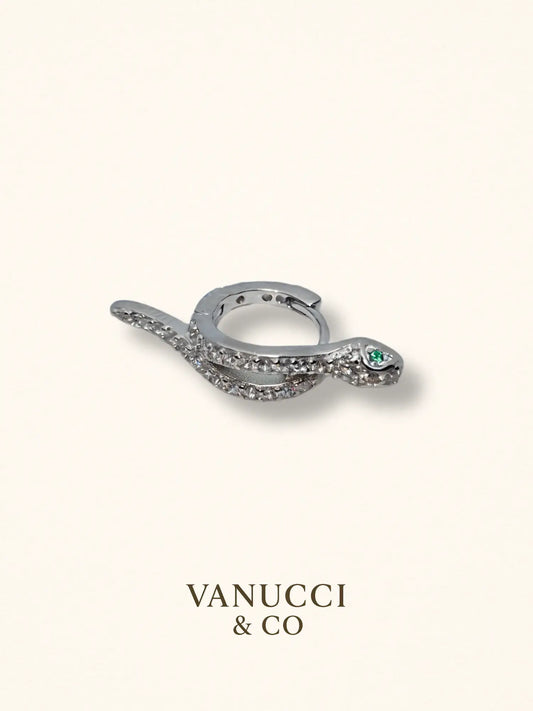Arete Serpiente Plata 925 - VANUCCI & CO