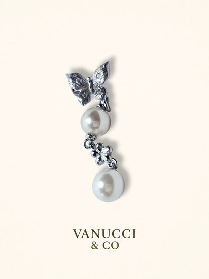 Arete Mariposa Plata 925 - VANUCCI & CO