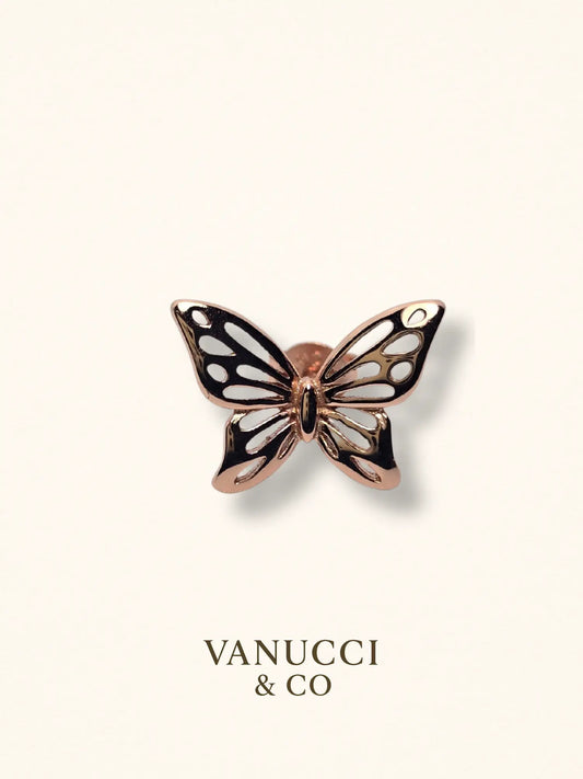 Arete Mariposa Plata 925 - VANUCCI & CO