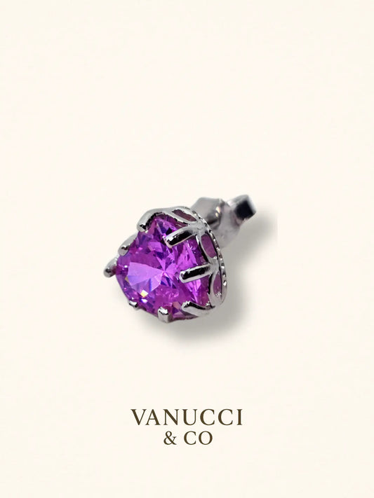 Arete Corazón Plata 925 - VANUCCI & CO