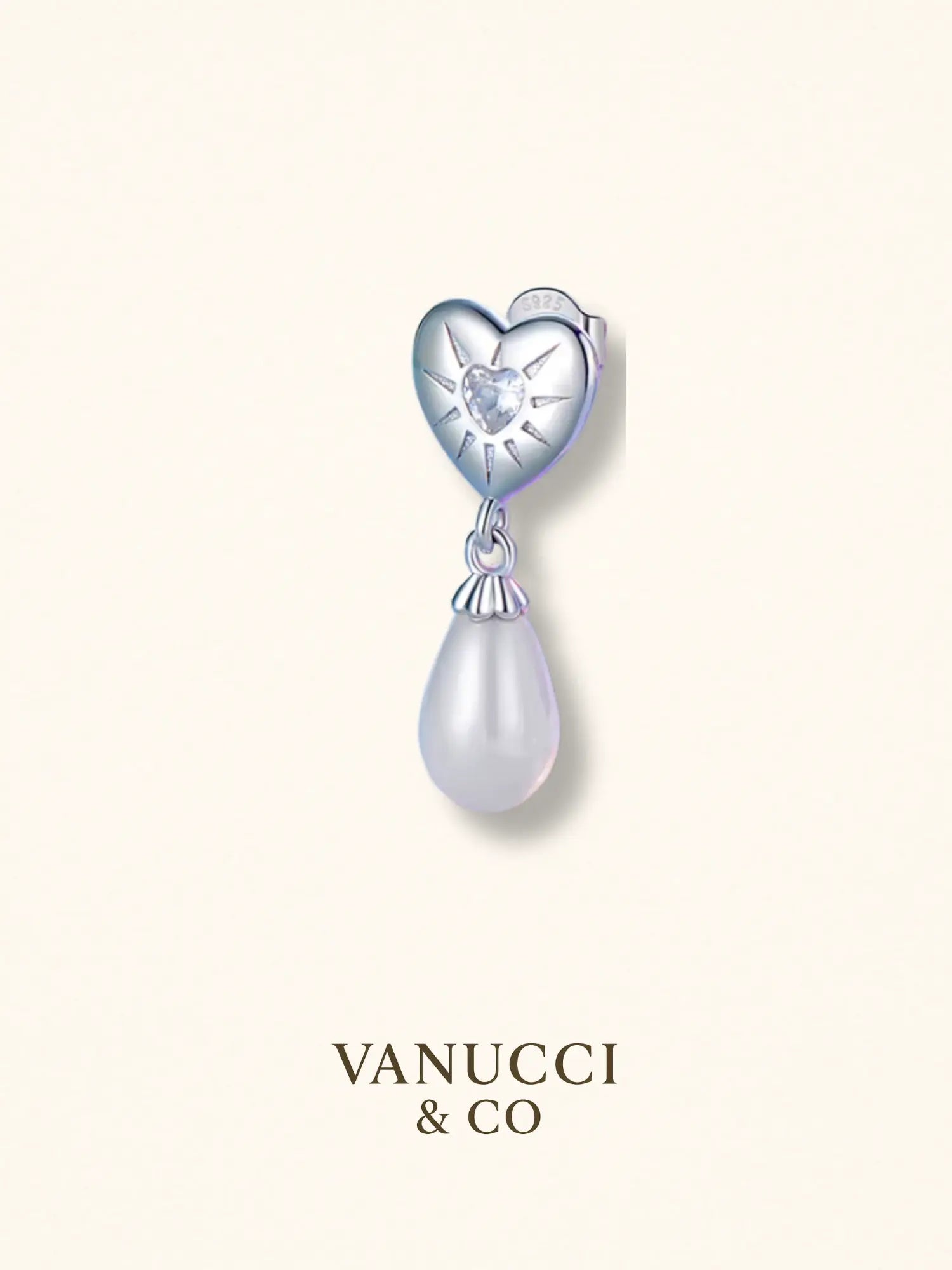 Arete Corazón Plata 925 - VANUCCI & CO