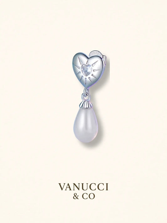 Arete Corazón Plata 925 - VANUCCI & CO