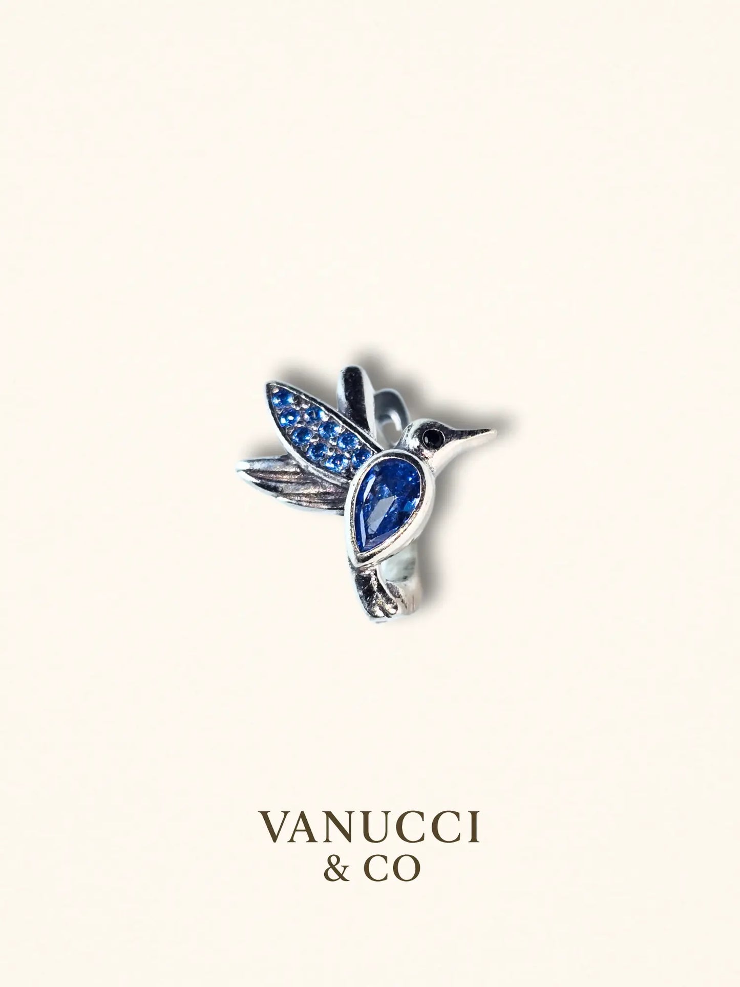 Arete Colibrí Plata 925 - VANUCCI & CO