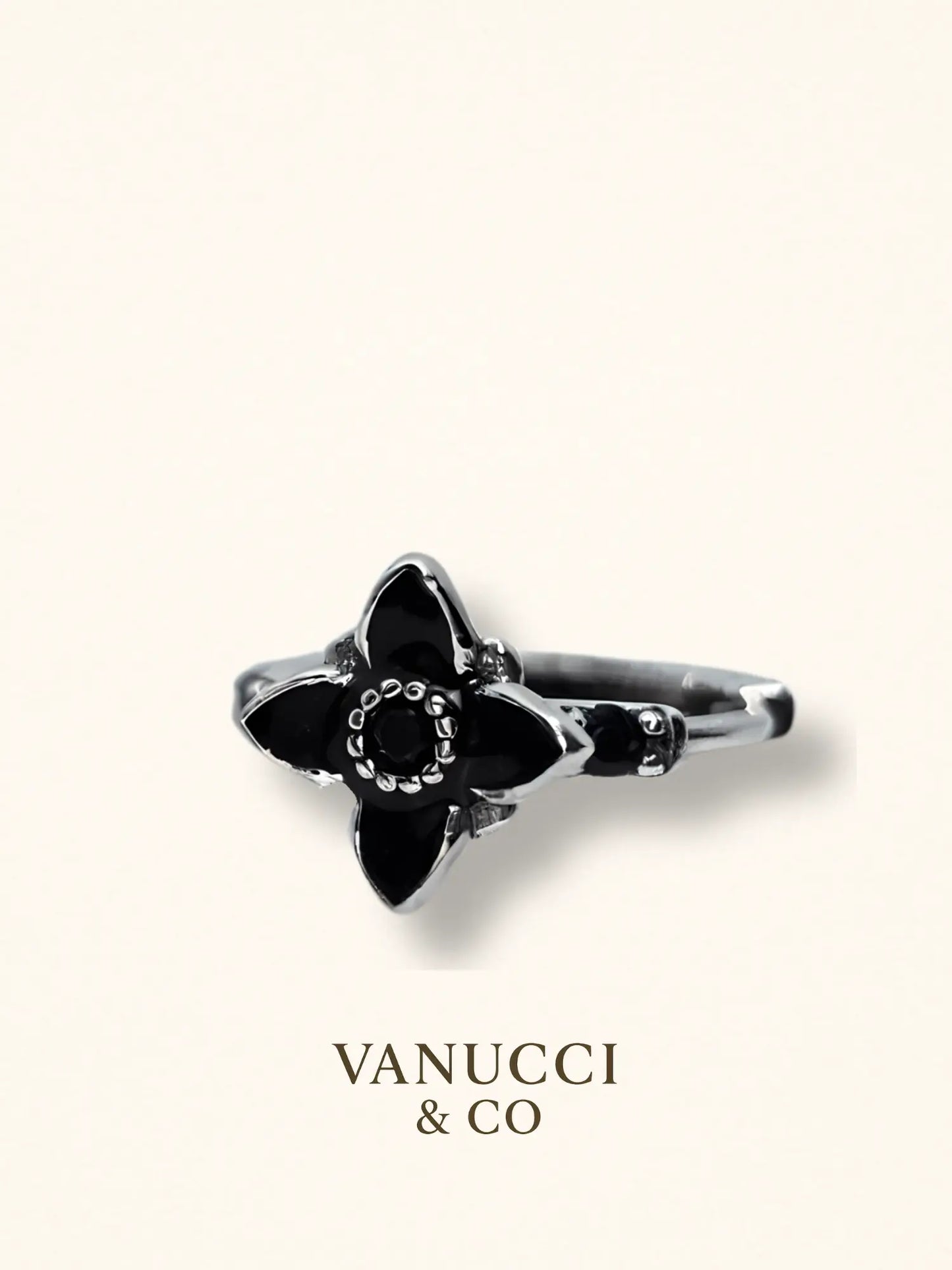 Arete Flor Plata 925 - VANUCCI & CO