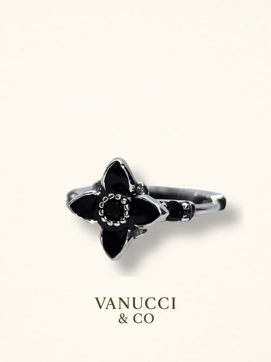 Arete Flor Plata 925 - VANUCCI & CO