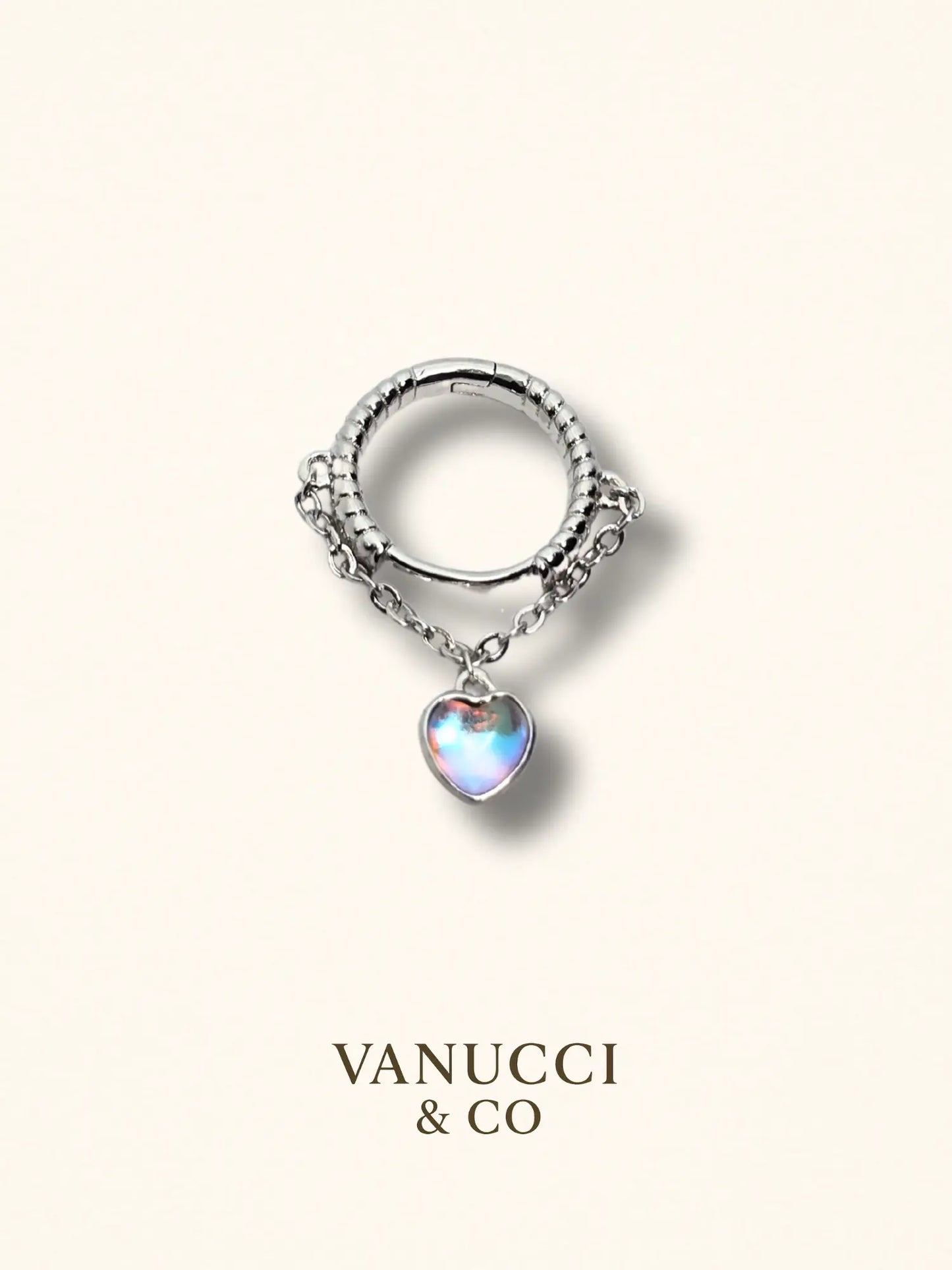 Arete Corazón Plata 925 - VANUCCI & CO