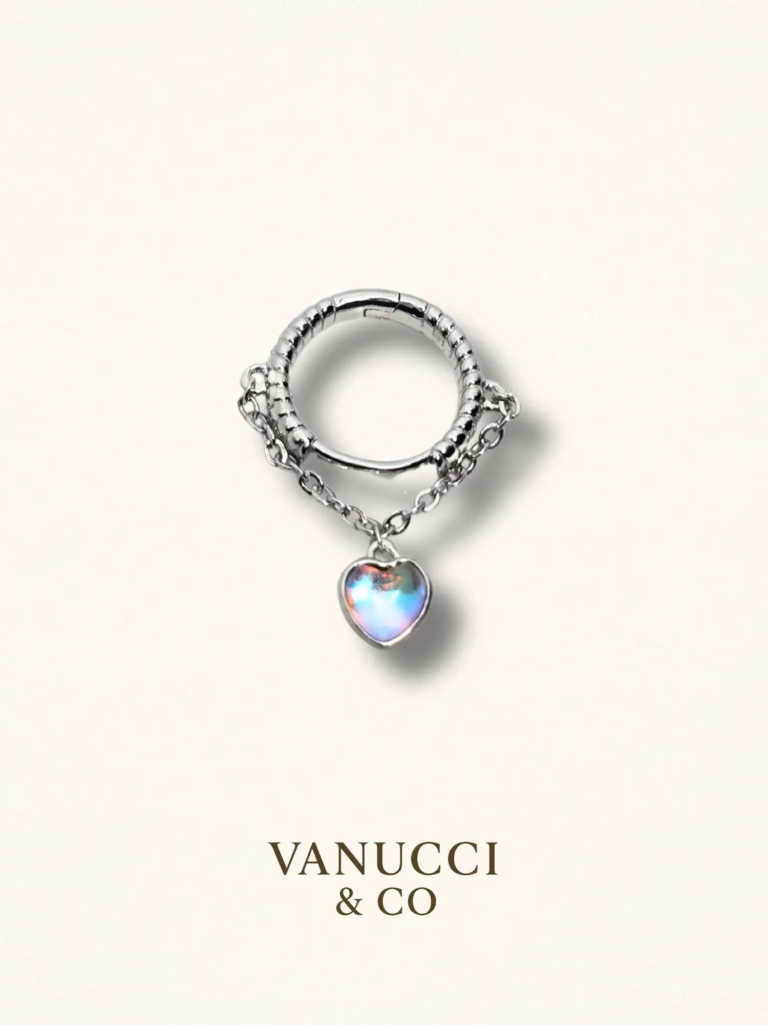 Arete Corazón Plata 925 - VANUCCI & CO