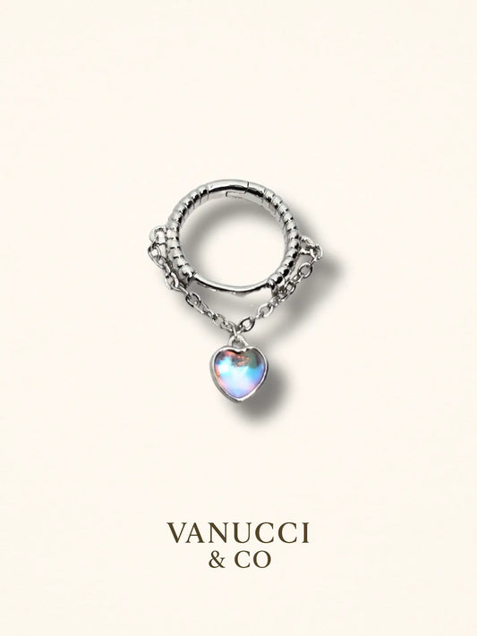 Arete Corazón Plata 925 - VANUCCI & CO