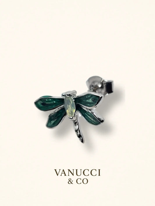 Arete Libélula Plata 925 - VANUCCI & CO