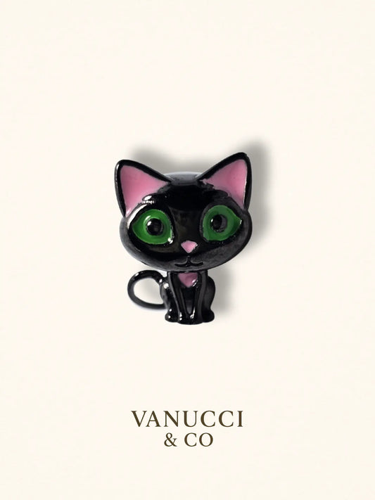 Charm Gato Plata 925 - VANUCCI & CO